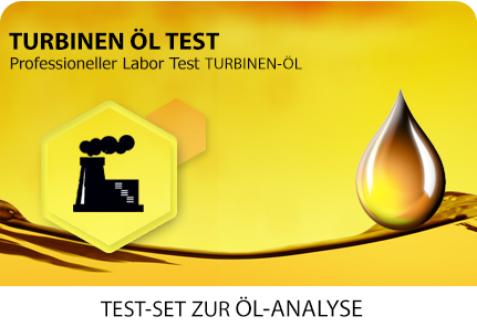 Öl Test für Turbinen Getriebe