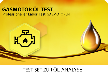 Öl Test Gasmotor Biogas Klärgas Deponiegas